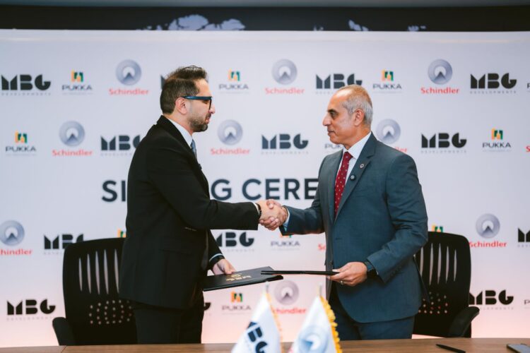 شركة MBG تتعاقد مع “شندلر” لتزويد مشروع PUKKA بأحدث المصاعد الكهربائية