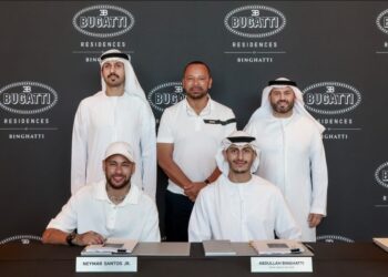 بـ200 مليون درهم نيمار جونيور يقتني بنتهاوس في «بوغاتي ريزيدنسز» من بن غاطي