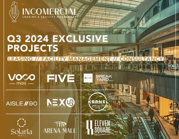 شركة Incomercial لإدارة المشروعات التجارية تتعاقد مع 8 شركات خلال الربع الثالث من العام الجاري 1 شركة Incomercial لإدارة المشروعات التجارية تتعاقد مع 8 شركات خلال الربع الثالث من العام الجاري