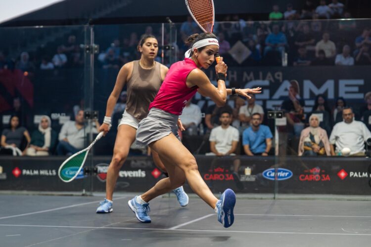 13 لاعبة ولاعبًا مصريًا يحققون الفوز ويتأهلون للربع النهائي من بطولة بالم هيلز المفتوحة للإسكواش