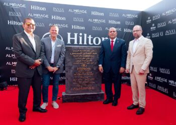 «الميراج للتطوير» تضع حجر الأساس لمشروع «هيلتون تاور» وفندق «هيلتون العاصمة» بحضور ممثل «هيلتون العالمية»