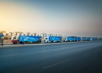 مؤسسة الجود عضو التحالف الوطني للعمل الأهلي تطلق القافلة الاغاثية الـ 11 لغزة بـ 26 الف كرتونة مواد غذائية