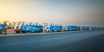 مؤسسة الجود عضو التحالف الوطني للعمل الأهلي تطلق القافلة الاغاثية الـ 11 لغزة بـ 26 الف كرتونة مواد غذائية