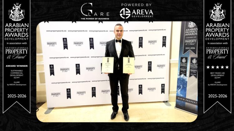 AREVA للتطوير تحصد 3 جوائز عالمية عن مشروع GLARE من مؤسسة International Property Awards 1 AREVA للتطوير تحصد 3 جوائز عالمية عن مشروع GLARE من مؤسسة International Property Awards