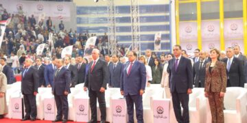 حشود تدعم مرشحي الجبهة الوطنية بالقائمة الوطنية والفردي في احتفالية انتخابية وطنية 4 حشود تدعم مرشحي الجبهة الوطنية بالقائمة الوطنية والفردي في احتفالية انتخابية وطنية