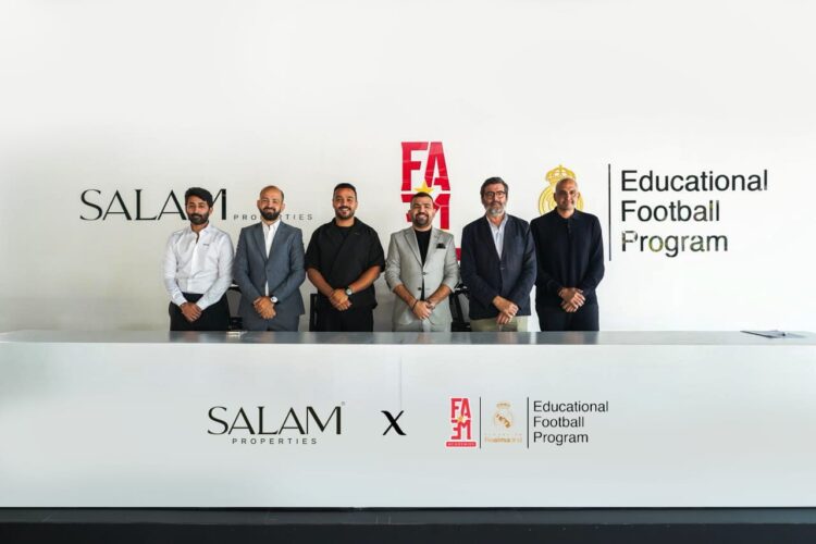Salam Properties partners with FAME Academies to bring the Real Madrid Foundation’s Educational Football Program to its communities 1 “سلام بروبرتيز” تتعاون مع FAME Academies لإتاحة برنامج كرة القدم التعليمي التابع لمؤسسة ريال مدريد بمجتمعاتها