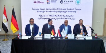 جامعة ساكسوني مصر” و”كيان” توقعان شراكة استراتيجية لتأهيل جيل جديد من مهندسي السيارات