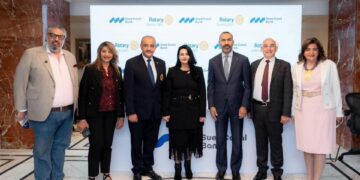 توقيع شراكة استراتيجية بين بنك قناة السويس والاتحاد النوعى لاندية روتارى مصر