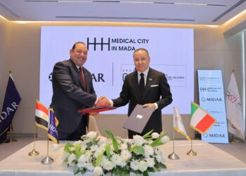 “ميدار” توقع مذكرة تفاهم مع ” Gruppo GKSD” الإيطالية لإقامة مدينة طبية متكاملة عالمية في مدينة “مدى” بالقاهرة الجديدة